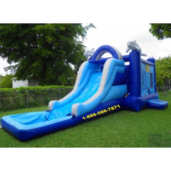 bouncy waterslide