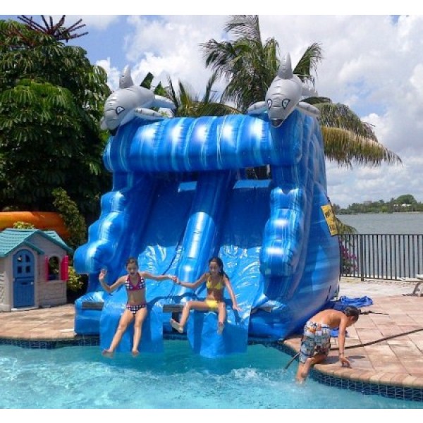 Pool sales slide rental