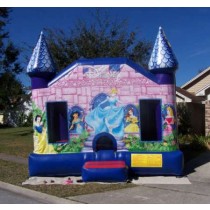 3D Disney Princess Bounce House