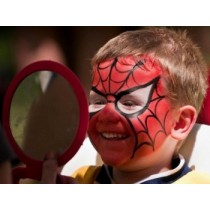 Spiderman Face Painting