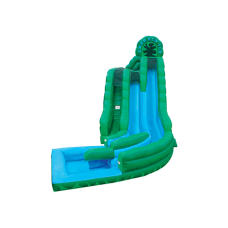 20' Emerald Ice Dual Lane Water Slides