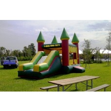 3 in 1 Inflatable Castle High Slide