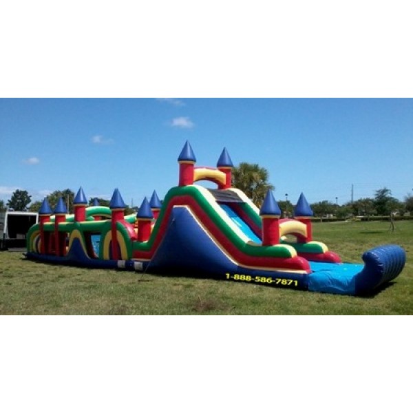 obstacle course inflatable rental