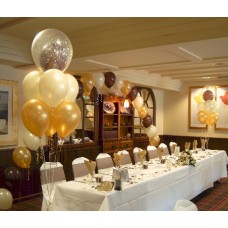 Party Rental Brown Balloon Decoration