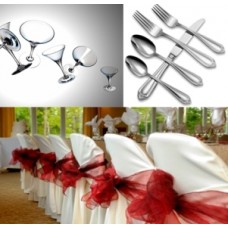Silverware and Glasses Rentals